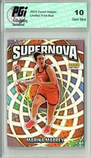Marina Mabrey 2025 Panini Instant #SN-22 Supernova 3655 Made Trading Card PGI 10