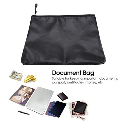 Document Bag Briefcase Fire resistant Waterproof Passport Money Laptop Keeping