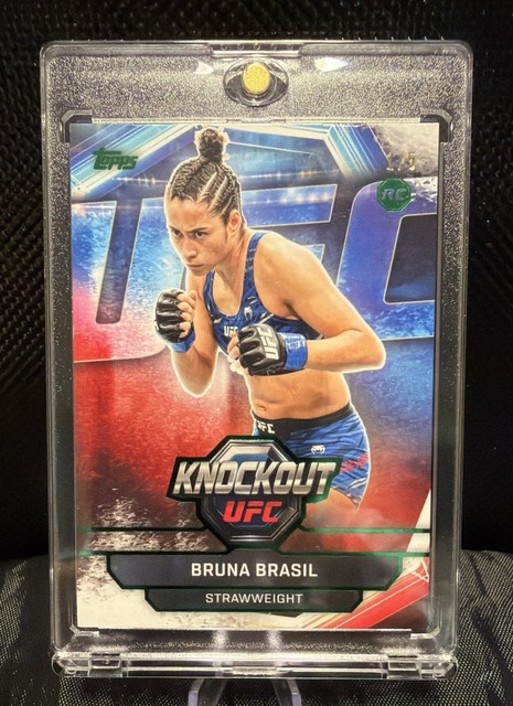 Bruna Brasil 2026 Topps Knockout UFC Emerald RC FIRST ON PRINT 1/5 #83