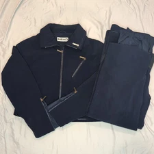 Head Navy Blue Men’s Vintage 80s Ski Suit Jumpsuit