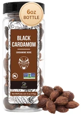 Soeos Black Cardamom Pods, 6 Ounces, NON GMO Verified, Kosher, Smoky Flavor, Fre