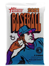 MLB Topps 2021 Heritage Baseball Trading Card Blaster Pack