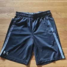 Under Armour Black Athletic Basketball Shorts with Pockets Men's Size Small