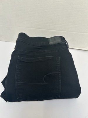 American Eagle Next Level Stretch Black Hi-Rise Jegging Jeans Size 16 pet/short