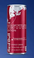 Red Bull Festive Winter Edition Pomegranate Energy Drink 8.4 Fl. oz.