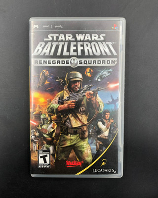 Star Wars: Battlefront - Renegade Squadron (PlayStation Portable, PSP) w/ Manual