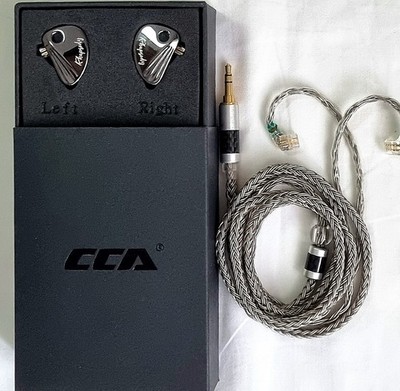 CCA RHAPSODY 2DD 4BA + Kabel TRIPOWIN ZONIE silver IEM Hybrid Kopfhörer 