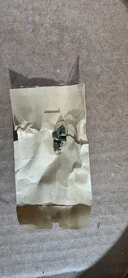 Ford Fairlane 1957 Nos accesorio de ajuste de cejas de faros de acero inoxidable Foto 2 de 4