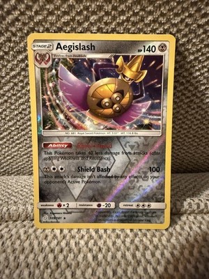 Pokemon Aegislash 109/181 Reverse Holo Rare Team Up Near Mint