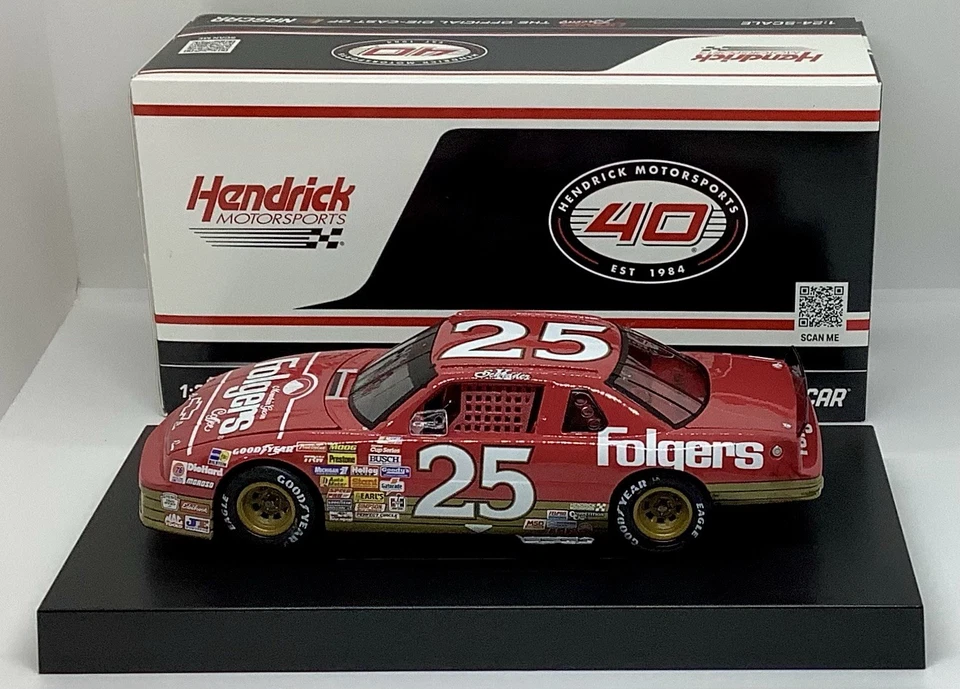 1989 1/24 #25 Ken Schrader “Folgers” Charlotte Win Lumina- 1 of 600 SD Shipping - Image 2 of 4