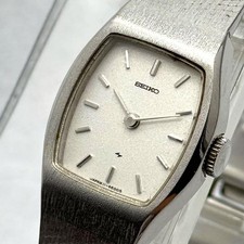 SEIKO Manual Winding Excellent Watch Women 11-4660 Bracelet Rare