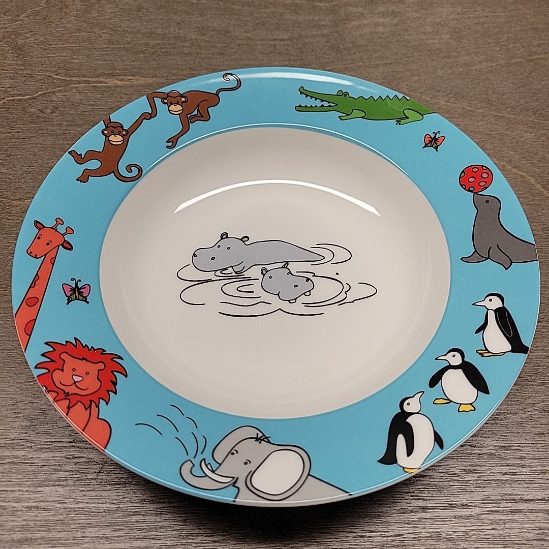Villeroy & Boch Childrens Funny Zoo 2 Handled Mug Cereal Bowl