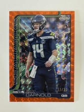 2025 Topps Chrome Sam Darnold #275 Orange Geometric Refractor /25