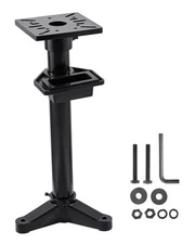 VEVOR Bench Grinder Stand Grinder Vise Floor Pedestal 10.6"x10.6" Mounting Plate