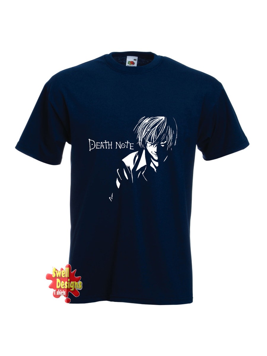 style3 Who is Next? Men's Anime Note Manga Death T-Shirt