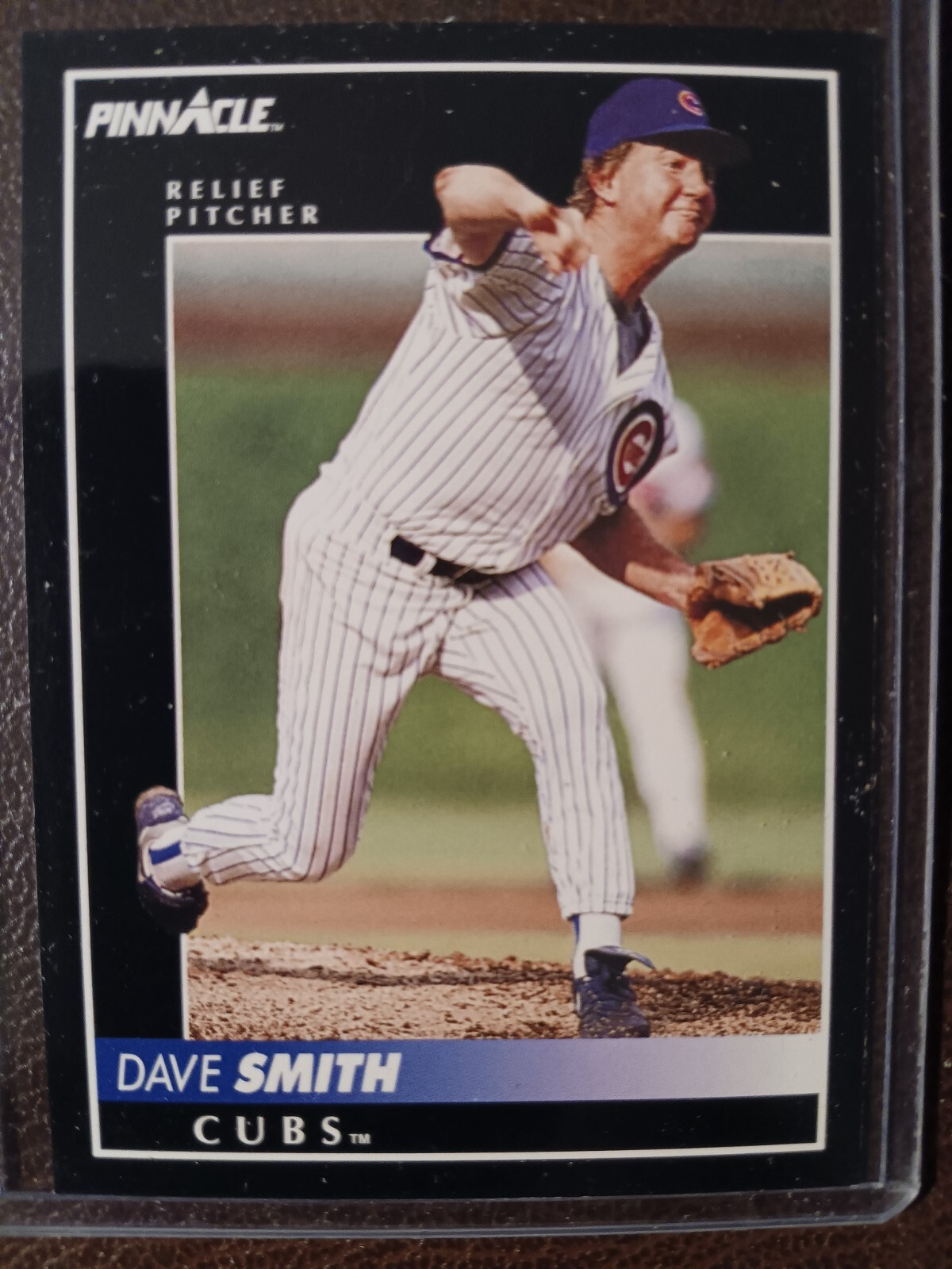 DAVE SMITH CUBS 1992 PINNACLE BASEBALL CARD #94