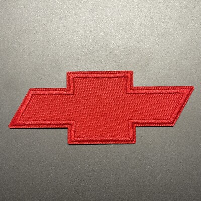 Chevrolet Red Logo Vintage Embroidered Iron On Patch 1.75x4 Inch | eBay
