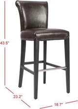 Safavieh SETH BARSTOOL, Reduced Price 2172708448 MCR4510B