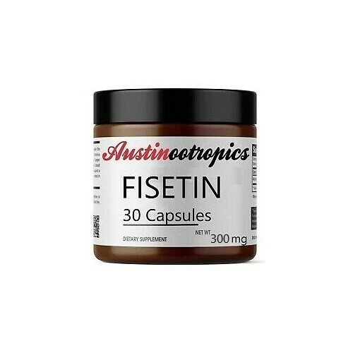 FISETIN 300 mg 30 Capsules - 300 mg per capsule Certified 99%