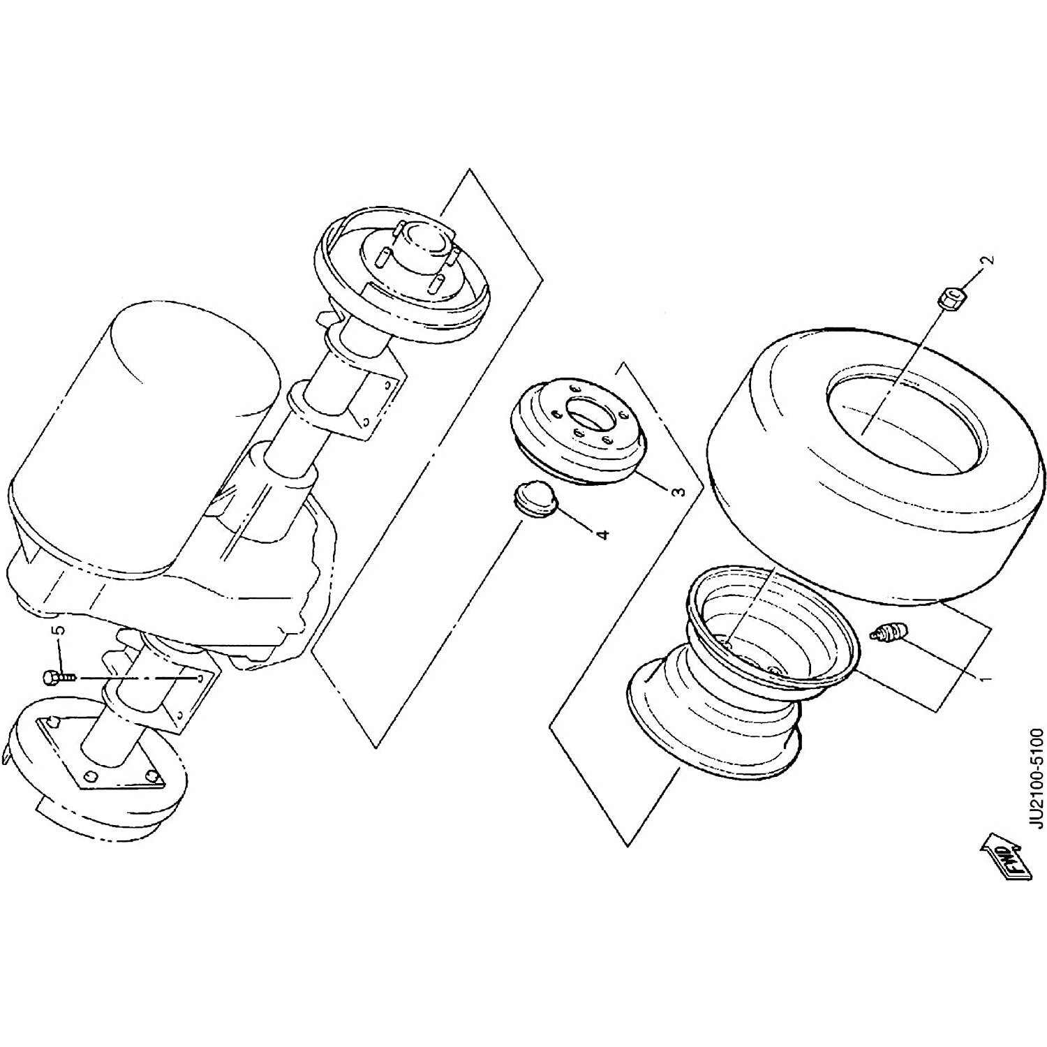 Golf Cart Brake Drum Hub Assembly for Yamaha G1G22 G29 1978up JU0