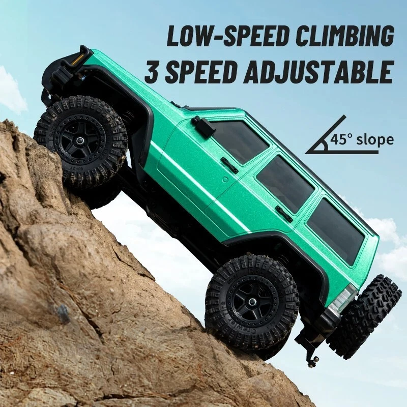 JJRC C8809 1:18 Full Scale Simulation Model Jeep RC Car 2.4G 4WD Motor Pickup - Image 2 of 4