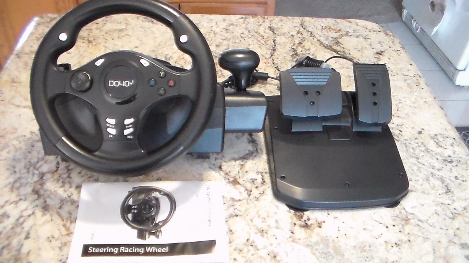 DOYO Gaming Racing Steering Wheel, 270 Degree with Gear Shift and