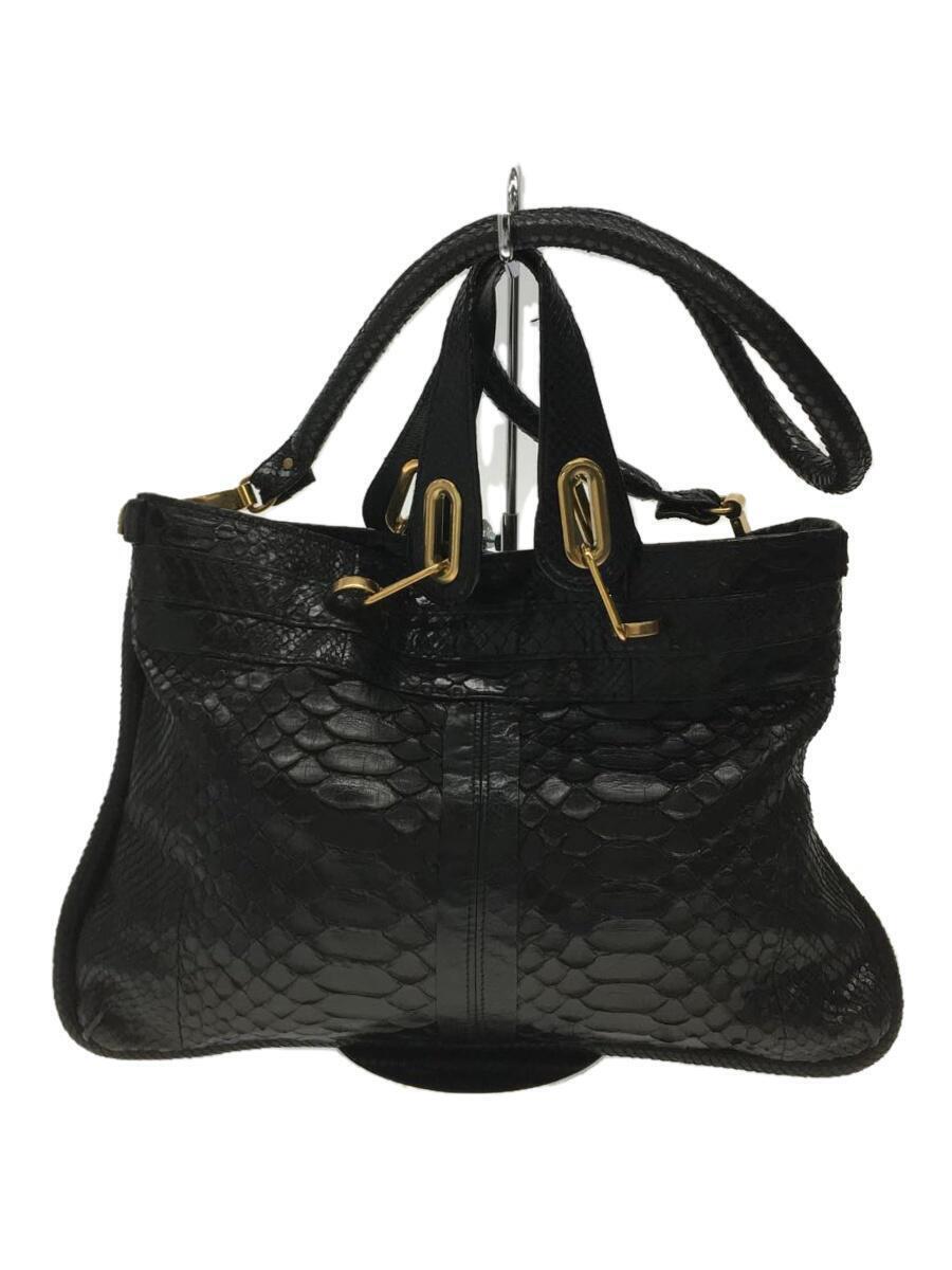 Chloe Python 2WAY Shoulder Bag Leather - image 1