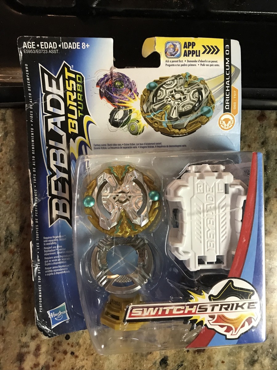 New Beyblade Burst Turbo SwitchStrike Orichalcum O3 D60 TS17 Starter Pack Torn eBay