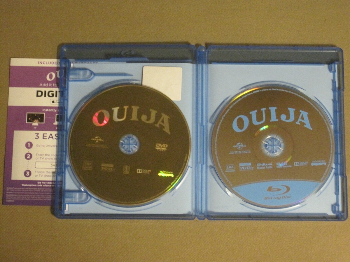 OUIJA (2014) BLU RAY + DVD SET STILES WHITE OLIVIA COOKE ANA COTO