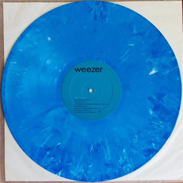 Weezer : The Blue Album (Limited Exclusive Blue Marbled Vinyl LP) NEW/SEALED - Image 4 of 4