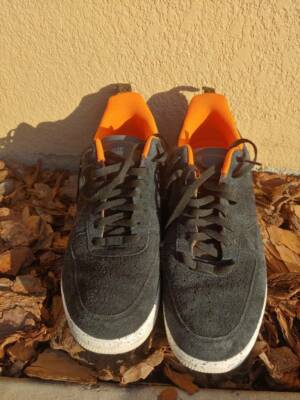 Nike Mens Lunar Force 1 Undefeated Sneakers Gray 652805 Lace Up Low Top 14 M