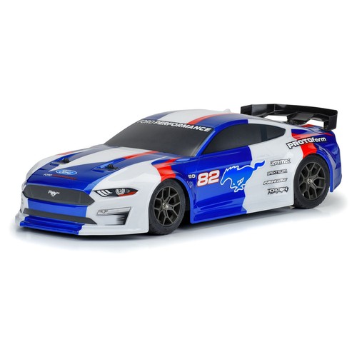 Protoform 1582-13 1/8 2021 Ford Mustang Painted Body Blue : Vendetta /Infraction - Picture 3 of 7