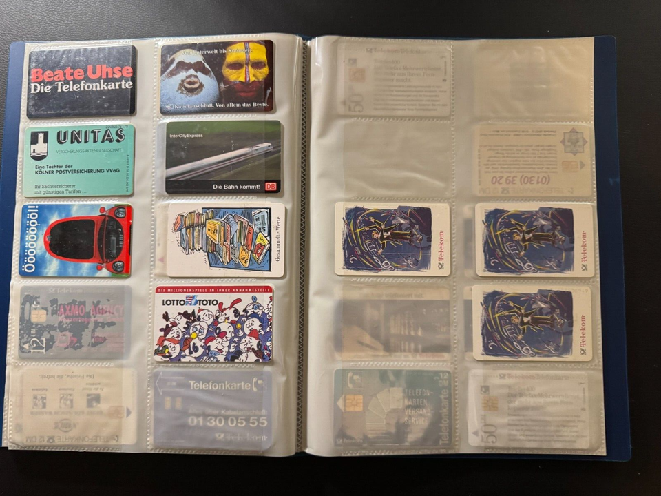 Folder of 144 Germany Phonecards Different Sets and Cards Great Lot