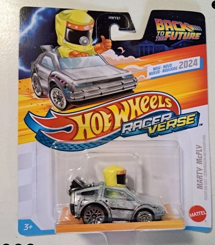 Hot Wheels Raceverse Marty McFly Radiation Suit Maßstab 1:64 Modell Brandneu Versiegelt