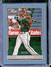 2022 Panini Three and Two Cedric Mullins Full Count Parallel /32 Orioles SP