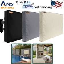 40"-65" Outdoor Waterproof TV Cover Weatherproof 360 LED Screen Protector 600D