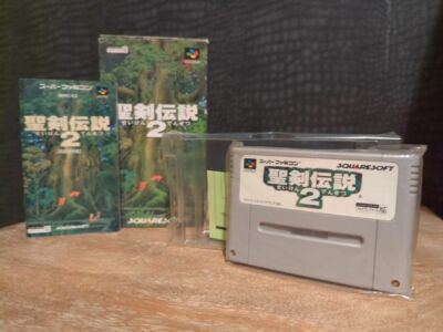 Super Famicom Secret of Mana 2 Seiken Densetsu 2 CIB US Seller | eBay