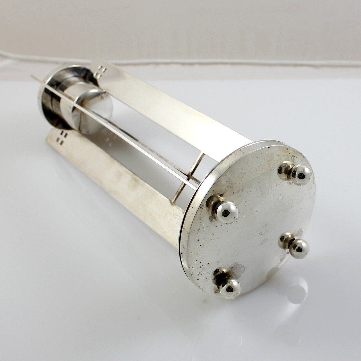 RARE Silver Plated SWID POWELL Candlestick by Architect RICHARD