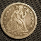 1854 **O** ARROWS  LIBERTY SEATED SILVER DIME ***NICE ***FREE SHIPPING X8041