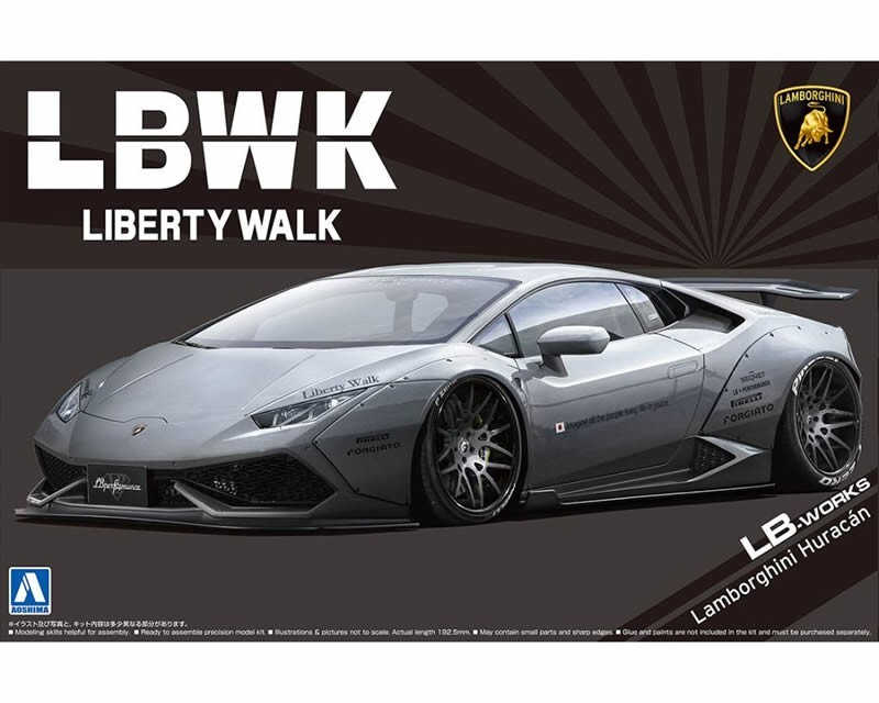 Aoshima LB-Works Lamborghini Huracan Version 2 1:24 05990 modellismo