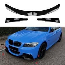Schwarz Frontstoßstangen-Spoilerlippen Für BMW 3er E90 E91 LCI M Sport 2009–2012