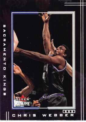 2001-02 Fleer Genuine Basketball Chris Webber #9 NM/MT SACRAMENTO KINGS