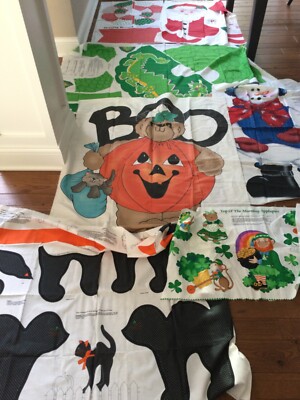 CUT AND SEW PANELS Pre-printed Holiday Crafts Costume, Door Panels & More