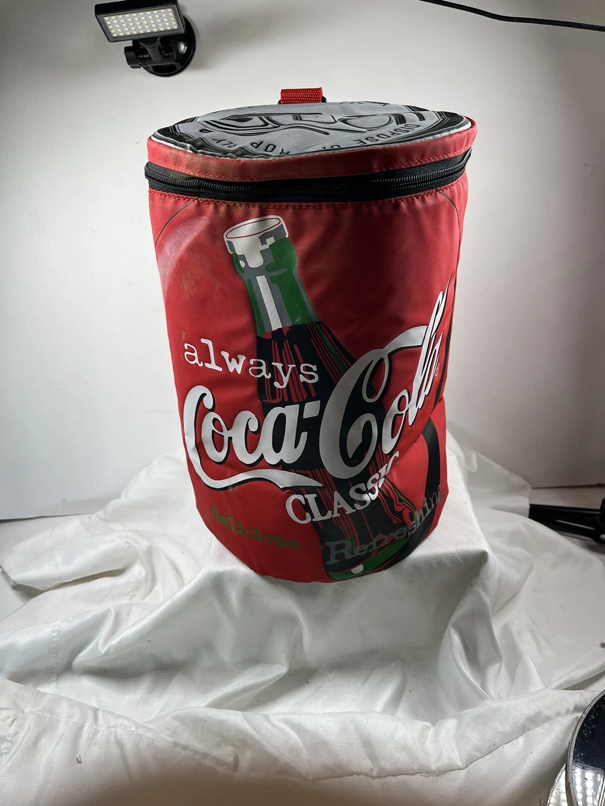 Coca-Cola Classic Insulated Soft Sided can Shaped Cooler New