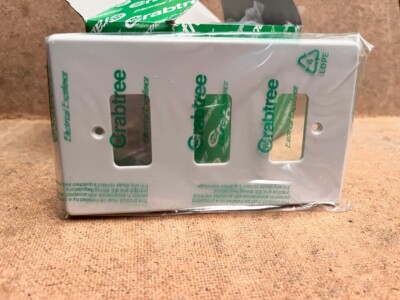 Crabtree Rockergrid 5573 Neu 3 Gang Modul Unterputz Schalterplatte
