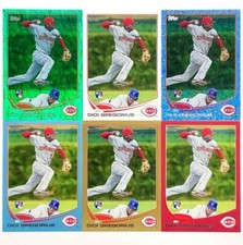 2013 Topps #296 Didi Gregorius RC Rookie Card rainbow ~ Sapphire /25 Gold /2013