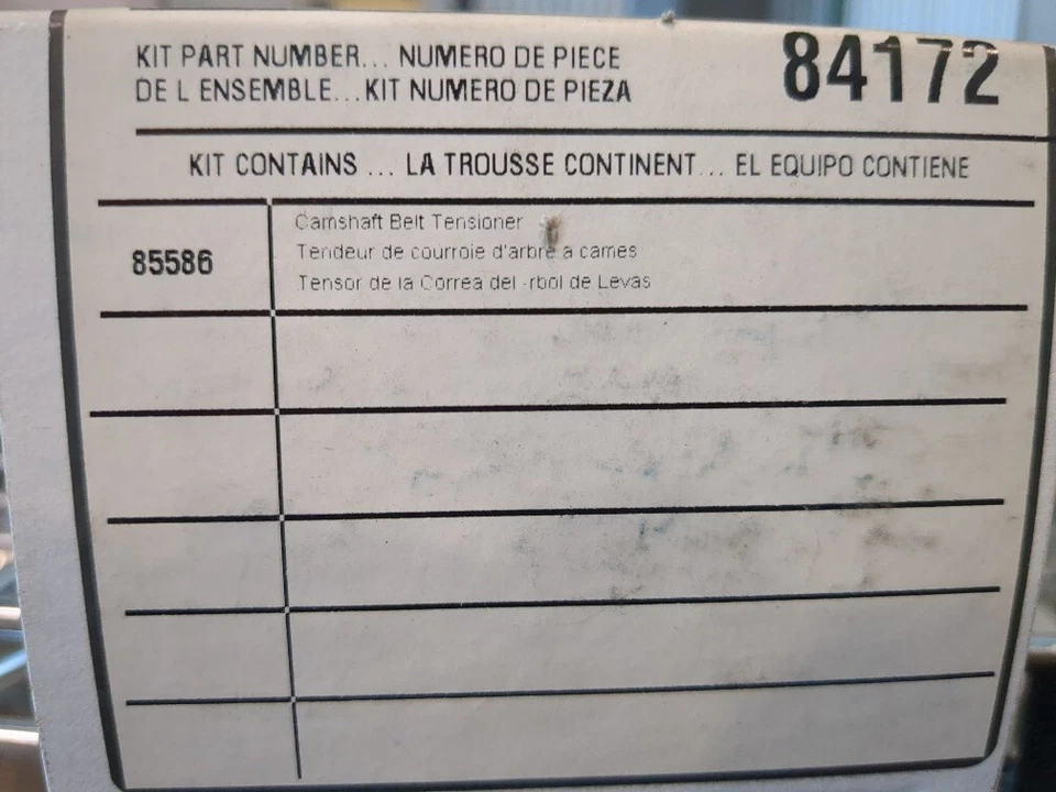 Tensor de correa de distribución Dayco 84172 se adapta a seleccionar: Dodge Neon 2002-2005 Foto 3 de 4