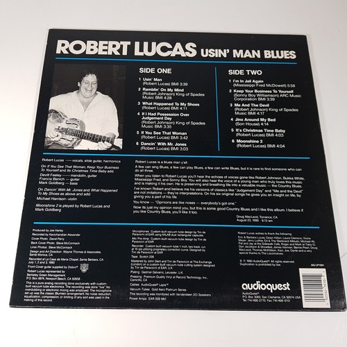 Robert Lucas - Usin' Man Blues - Vinyl-LP US 1. Druck 1990 EX+ - Bild 5 von 12