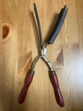Antique Hair Curler Crimper Curling Iron Wood Handle For Hair Styling Hand Tool