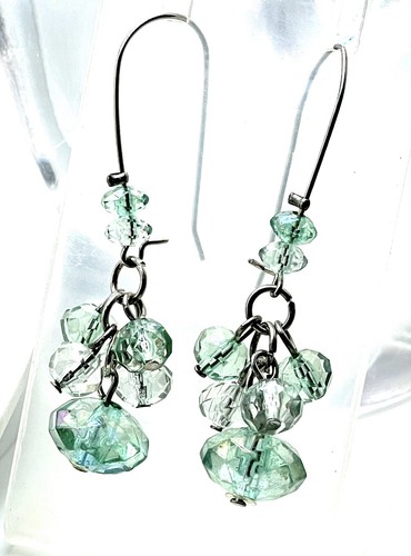 Swarovski Crystal Pastel Cluster Freshwater Pearl Collar Jewelry Set Curated - Picture 6 of 10